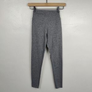 Vitality Leggings Womens XS Brushed Gray Heather High Waist Curved Glute Seam